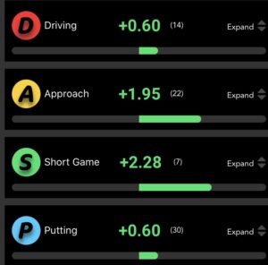 Golf stats coach